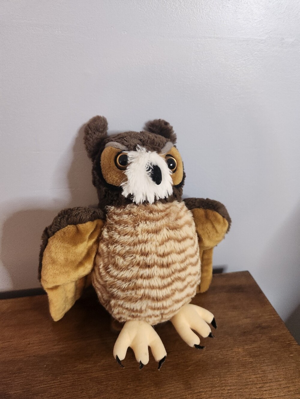Wild Republic Great Horned Owl Plush 14.5in Stuffed Animal 2021